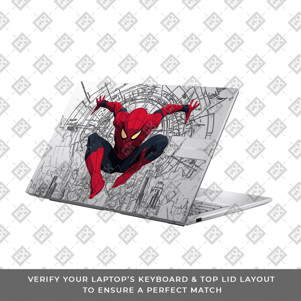 Transparent Web of Destiny Asus Vivobook 15 X1504ZA Laptop Skin