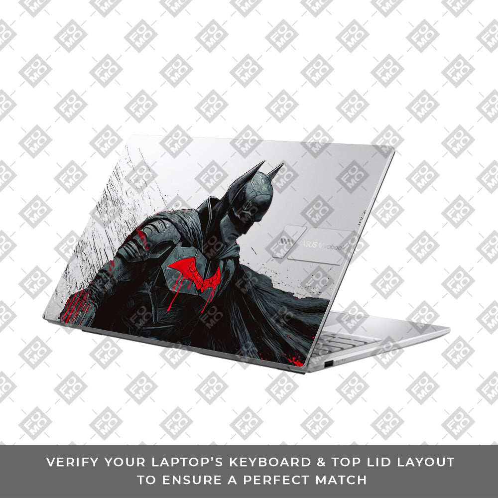 Transparent Dark Knight Asus Vivobook 15 X1504ZA Laptop Skin