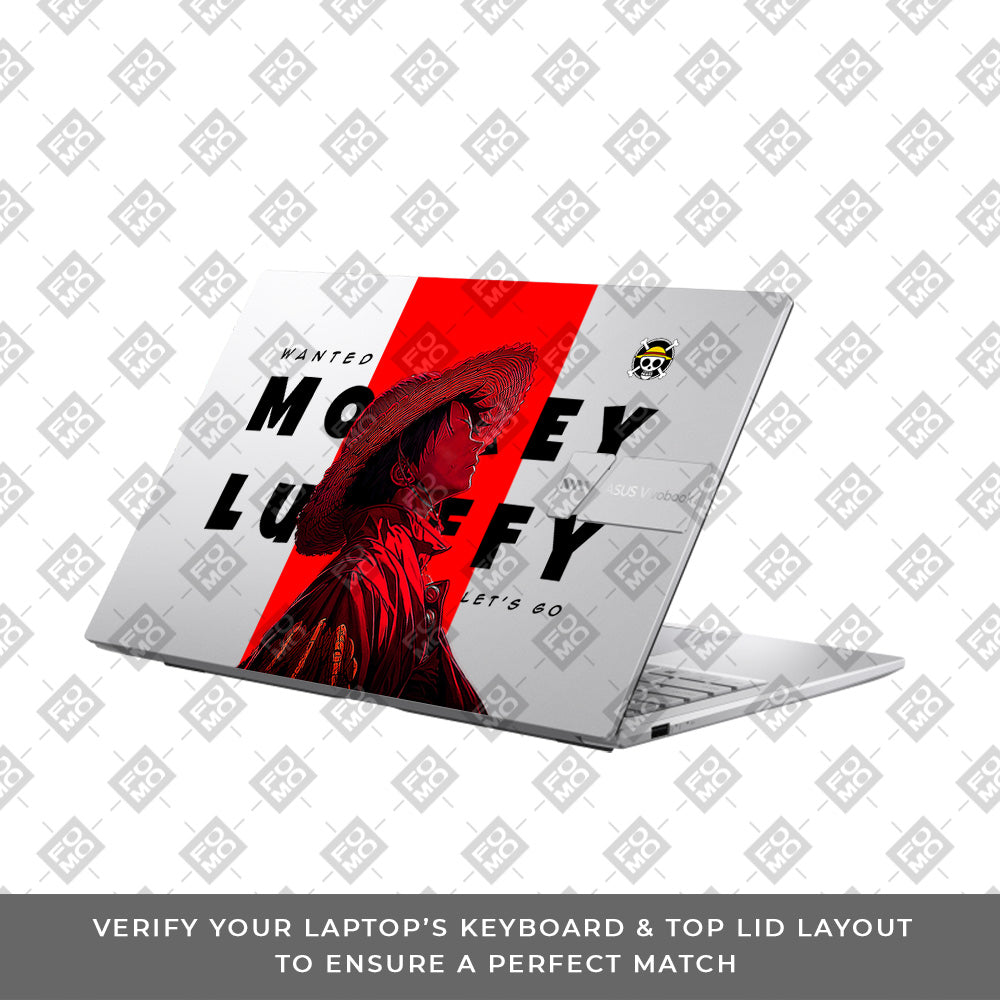 Transparent Pirate King Asus Vivobook 15 X1504ZA Laptop Skin