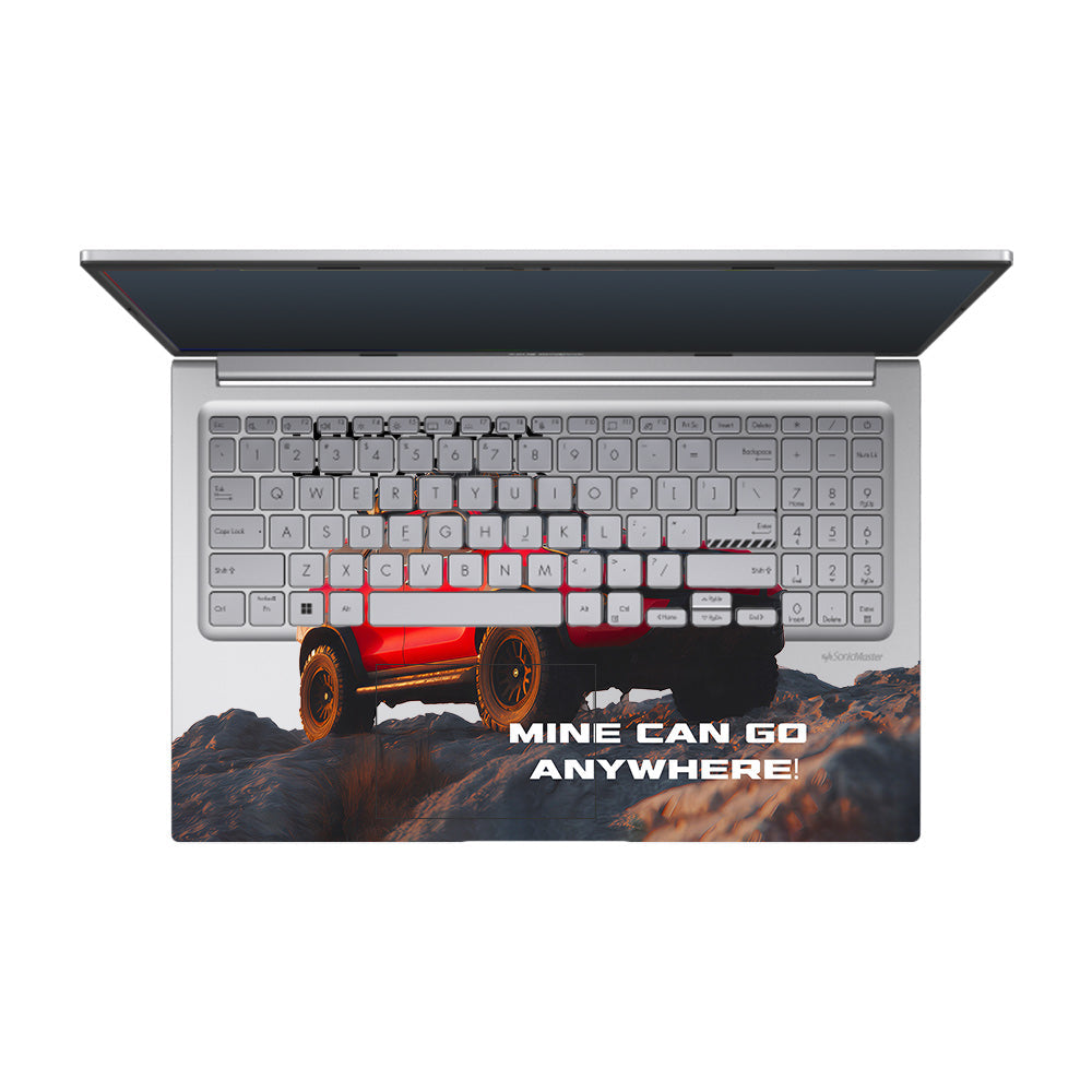 Transparent Off-Road Beast Asus Vivobook 15 X1504ZA Laptop Skin