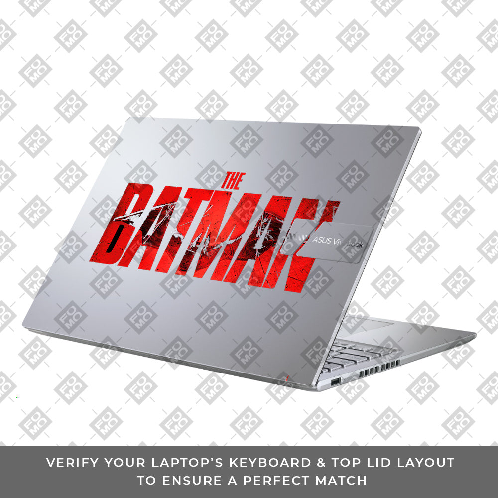 Transparent The Batman Asus Vivobook X1605ZA Laptop Skin