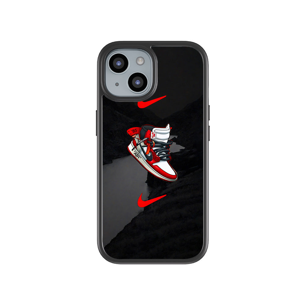 Midnight Sneaker Skin with Shockguard Armour Magsafe Case for Apple iPhone 15