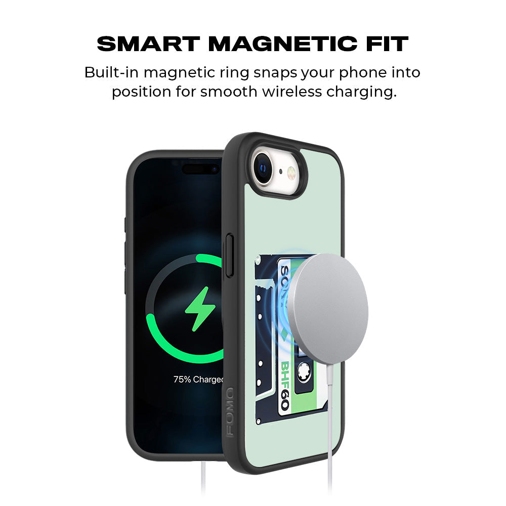 Retro Replay Skin with Shockguard Armour Magsafe Case for Apple iPhone 16E