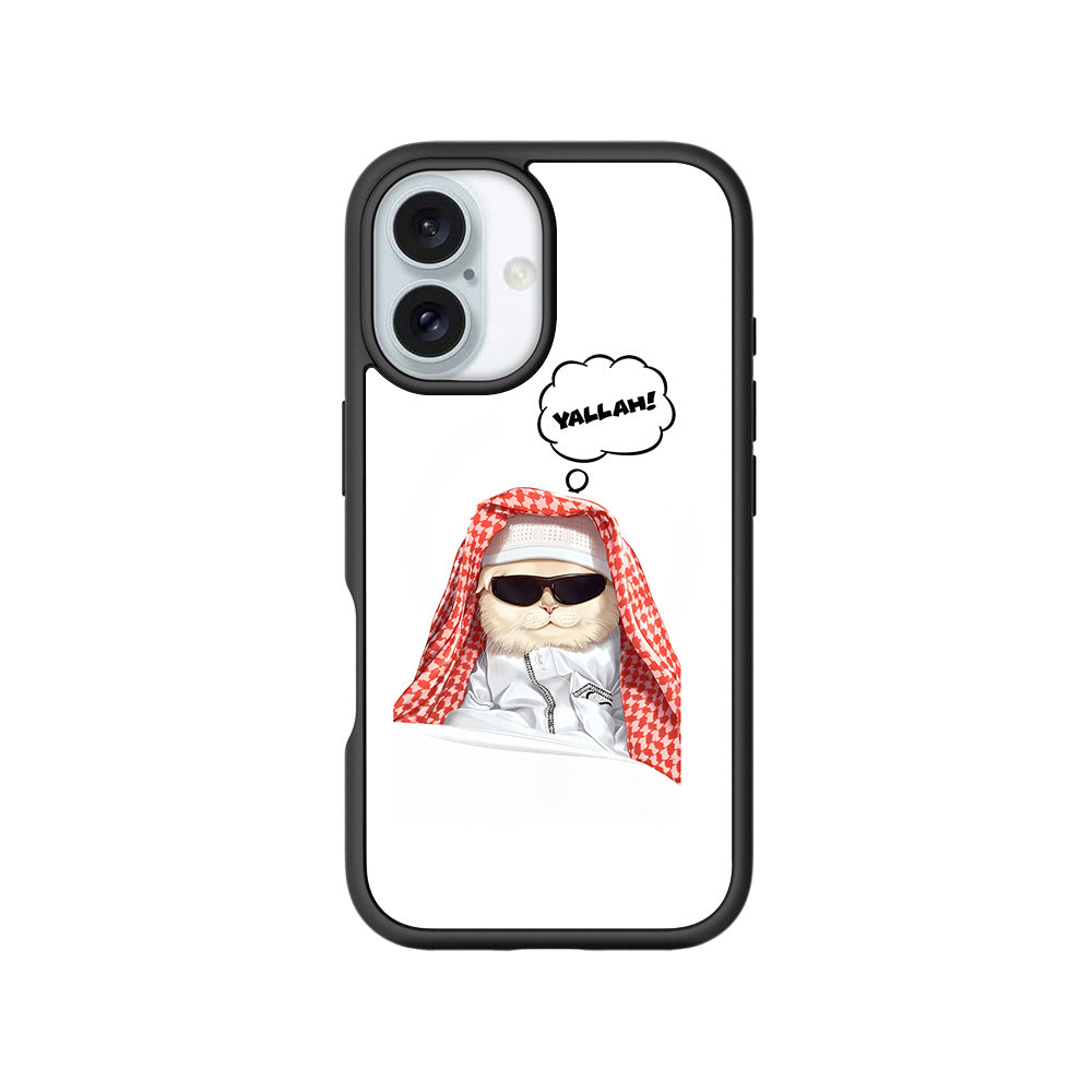 Cool Cat Arabia Skin with Shockguard Armour Magsafe Case for Apple iPhone 16