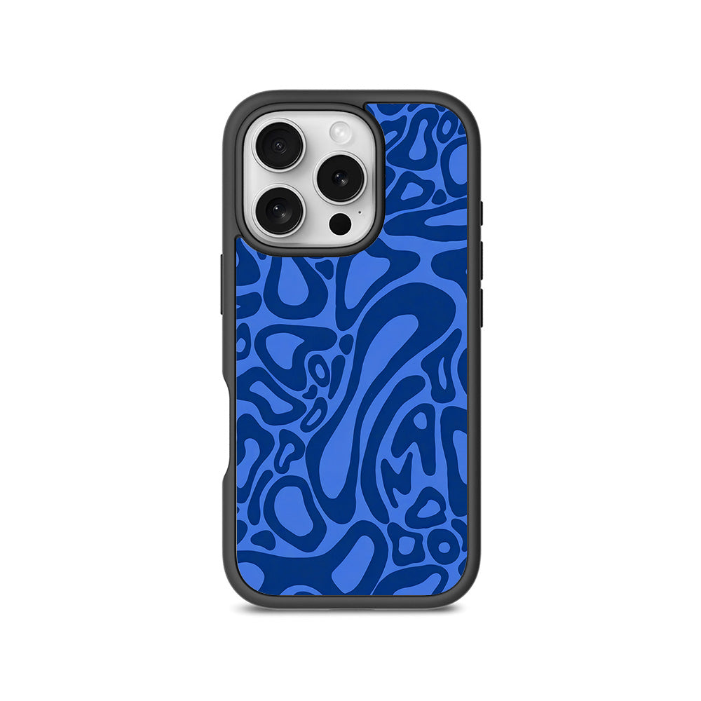 Deep Flow Skin with Shockguard Armour Magsafe Case for Apple iPhone 16 Pro Max
