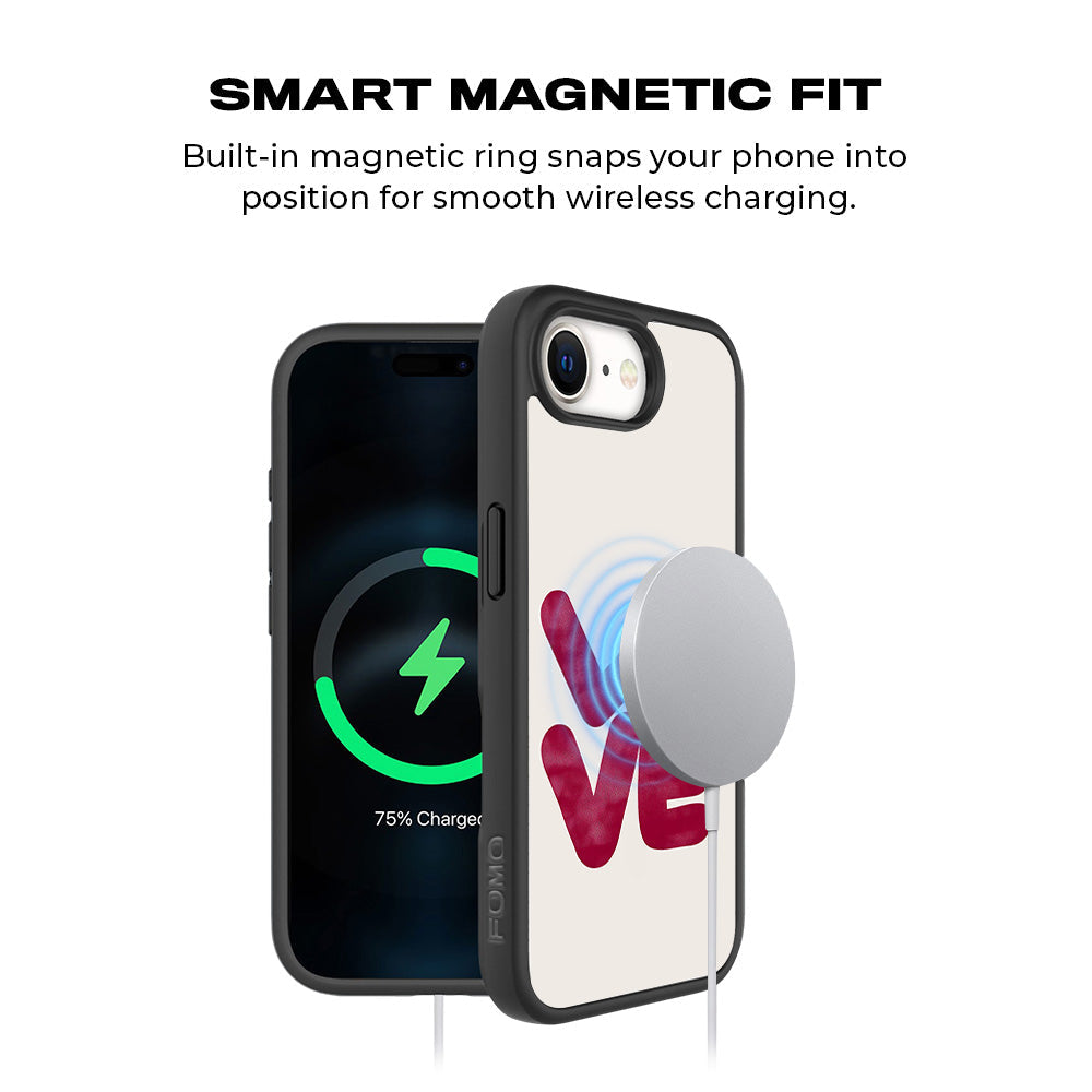 Velvet Love Skin with Shockguard Armour Magsafe Case for Apple iPhone 16E