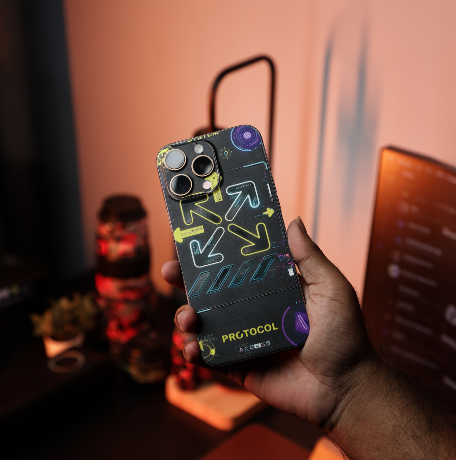 System Protocol 3D Mobile Skin