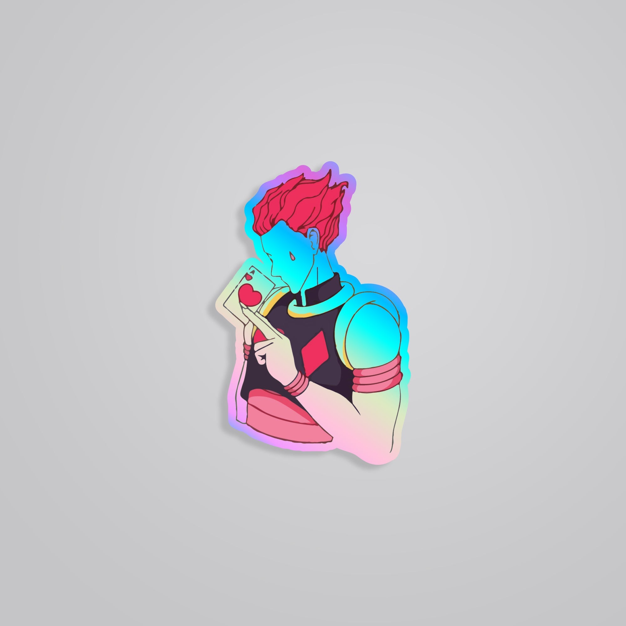 Fomo Store Holographic Stickers Anime Hisoka Morow