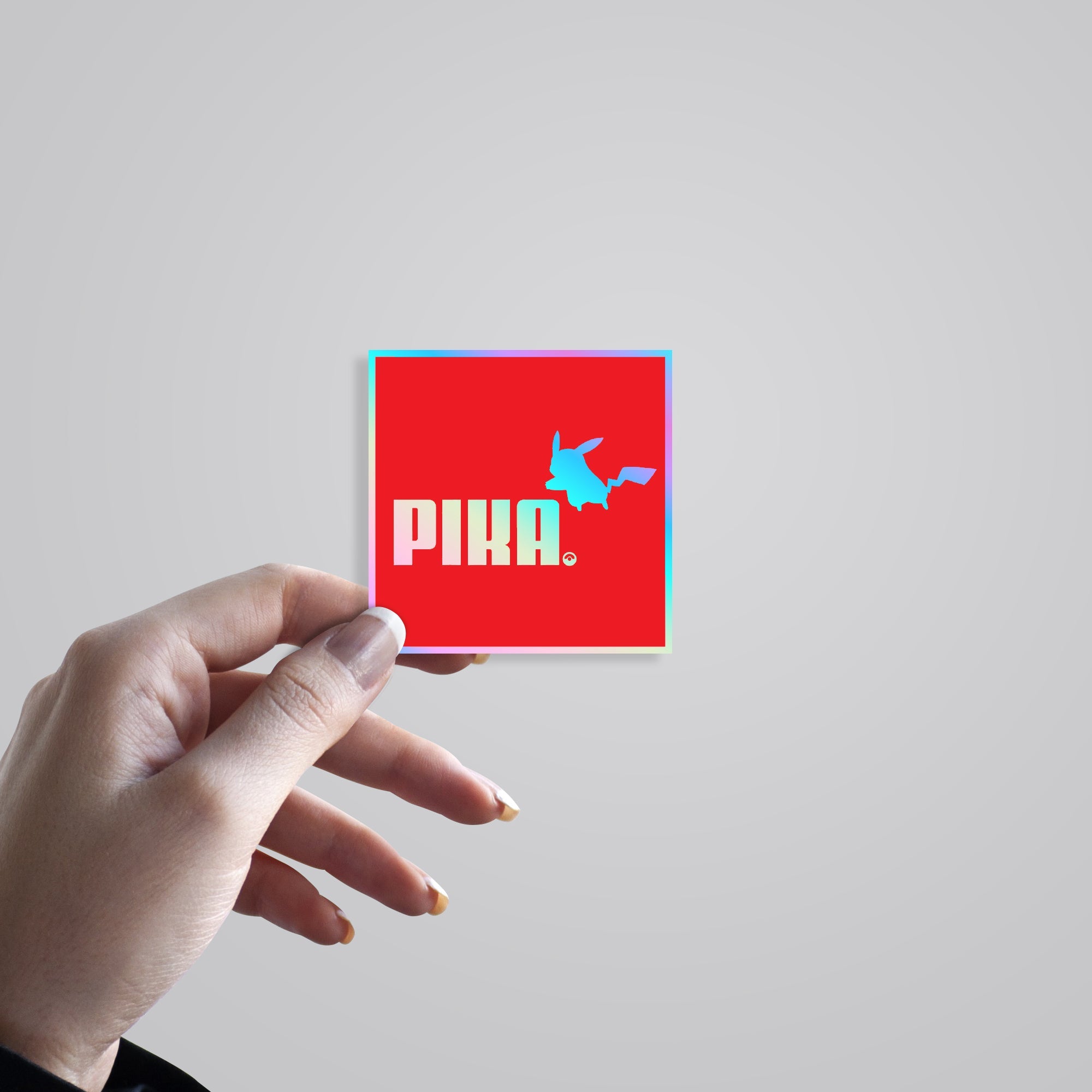Pika Holographic Stickers