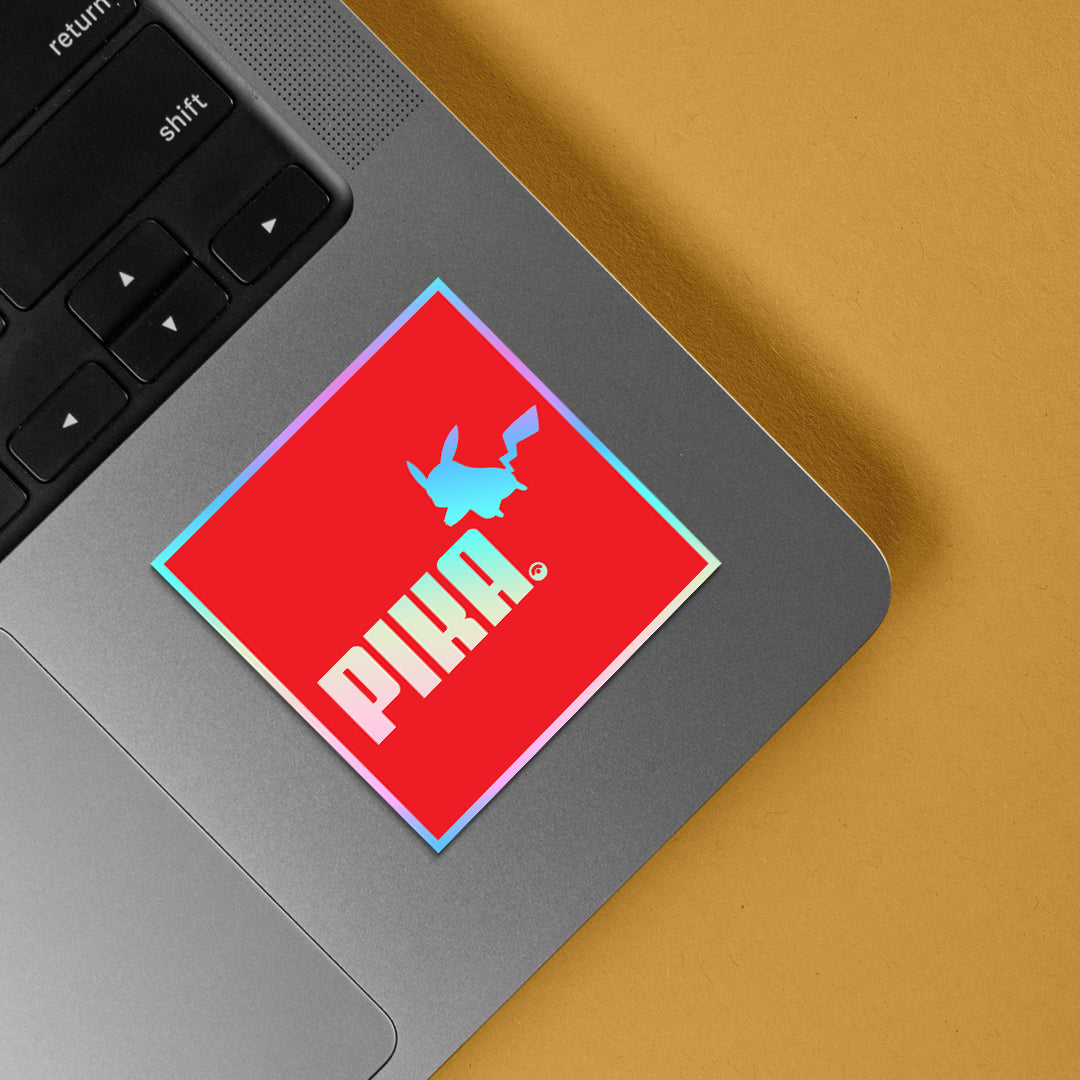 Pika Holographic Stickers