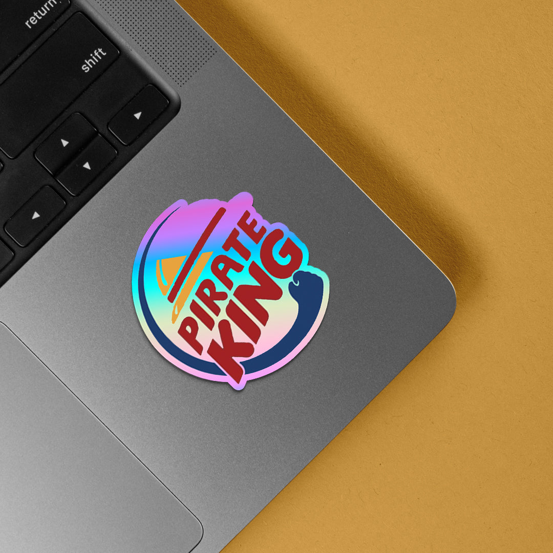 Pirate King Holographic Stickers
