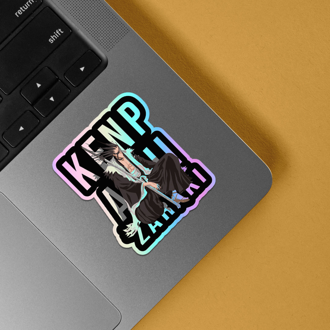 Zaraki Kenpachi Holographic Stickers