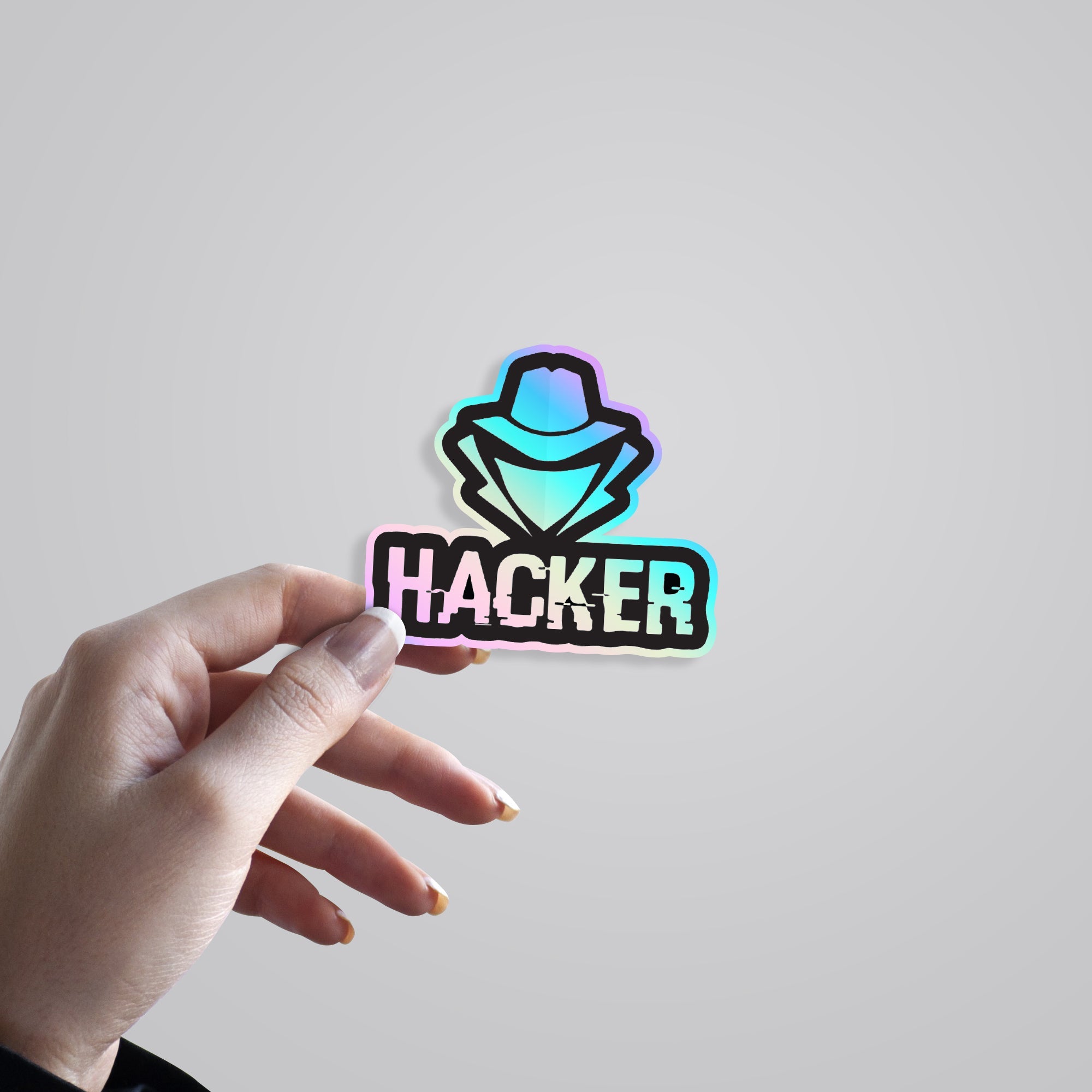 Hacker Holographic Stickers