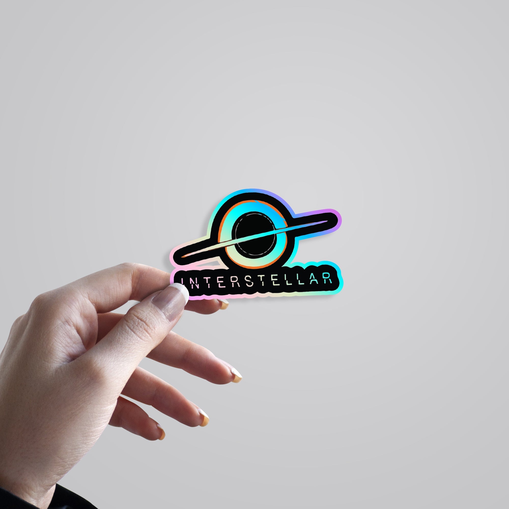 Interstellar Holographic Stickers