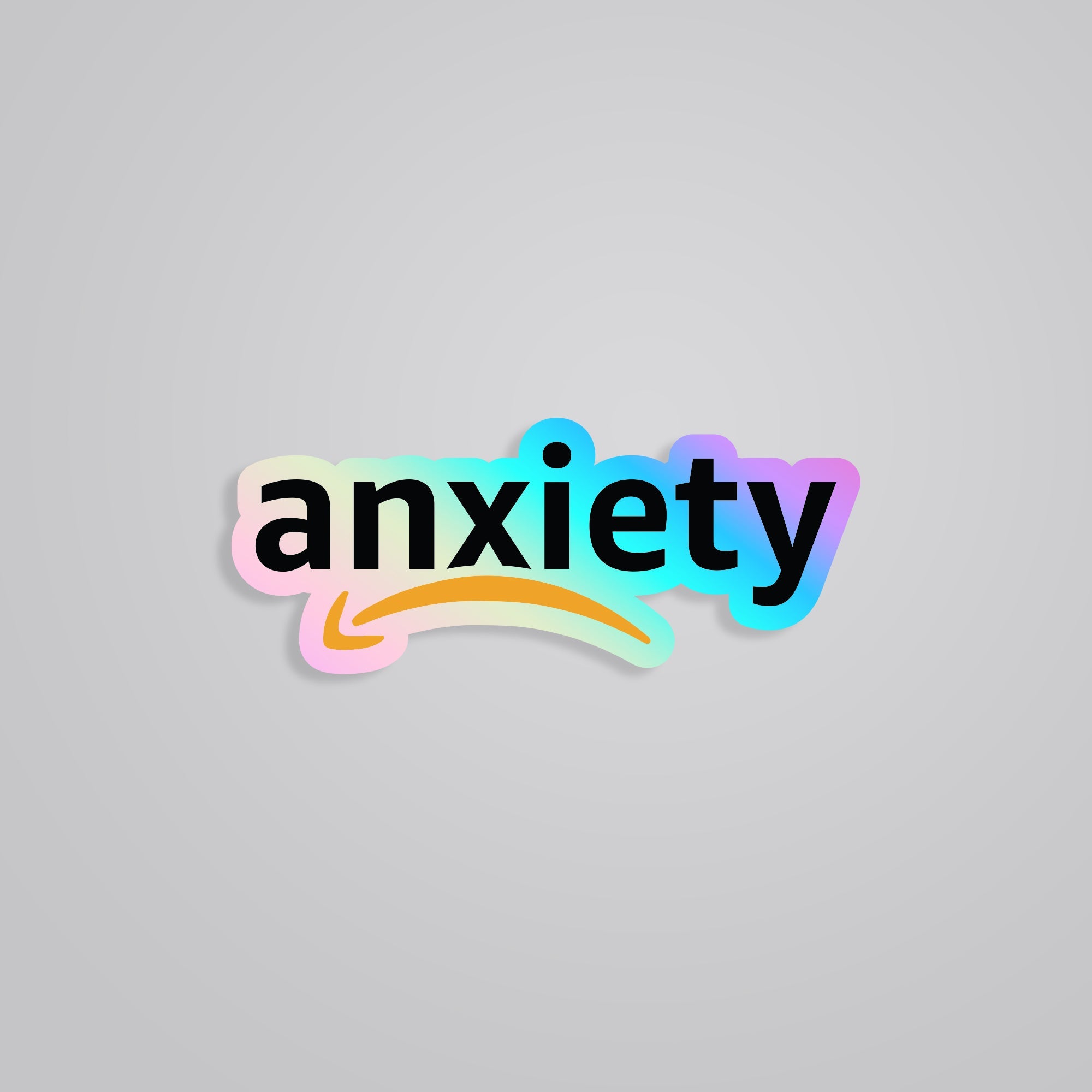 Fomo Store Holographic Stickers Witty Anxiety
