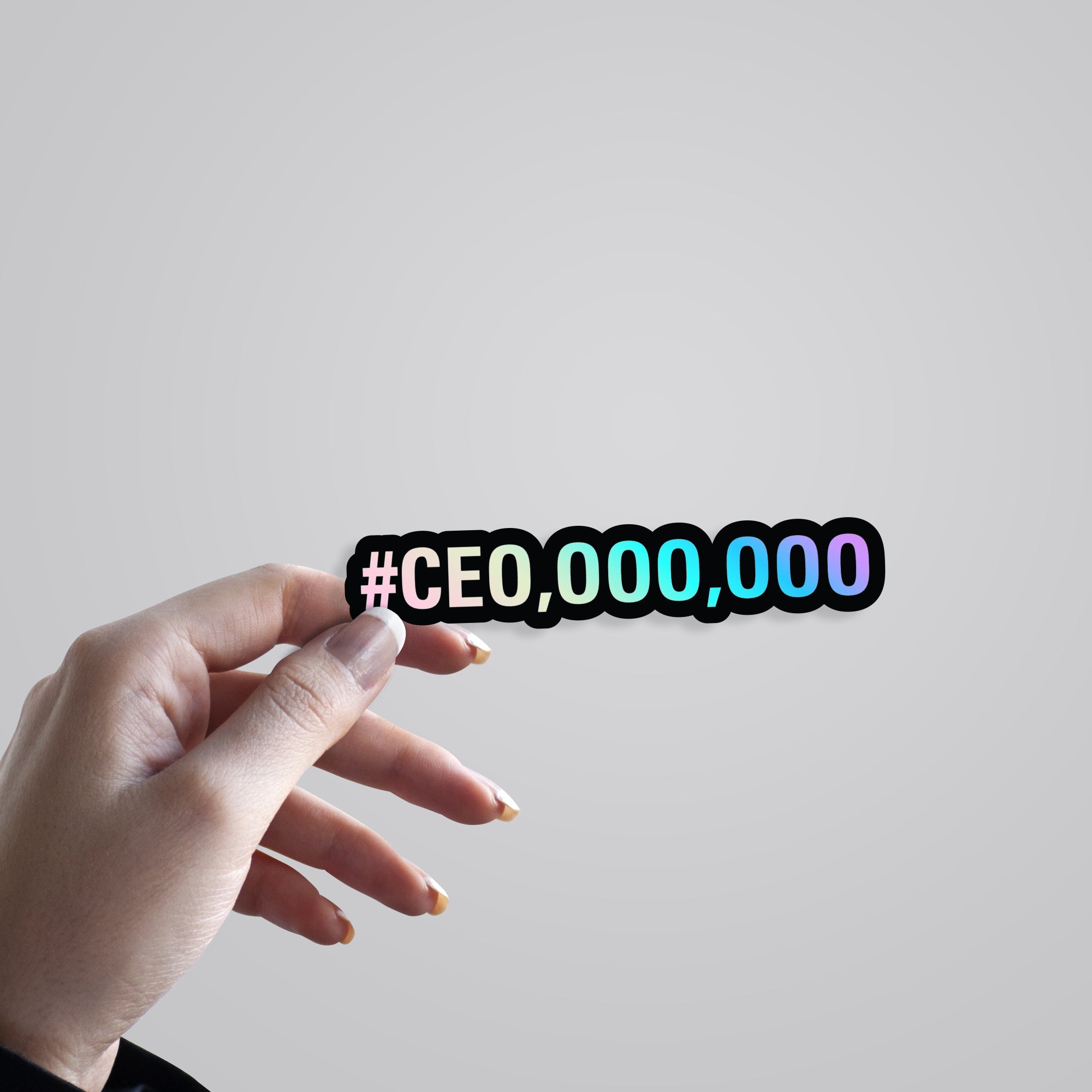 CEO Holographic Stickers