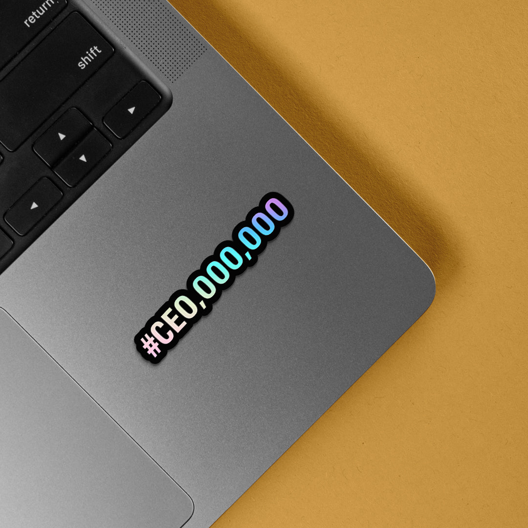 CEO Holographic Stickers