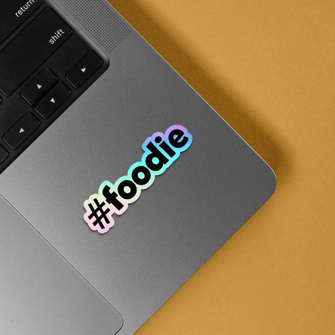 Foodie Holographic Stickers