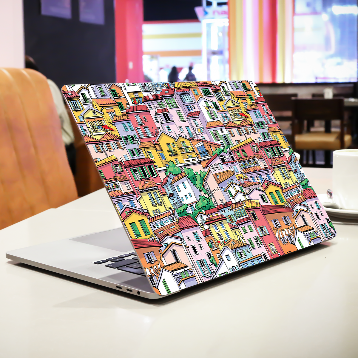 Boho Village Abstract Laptop Skin