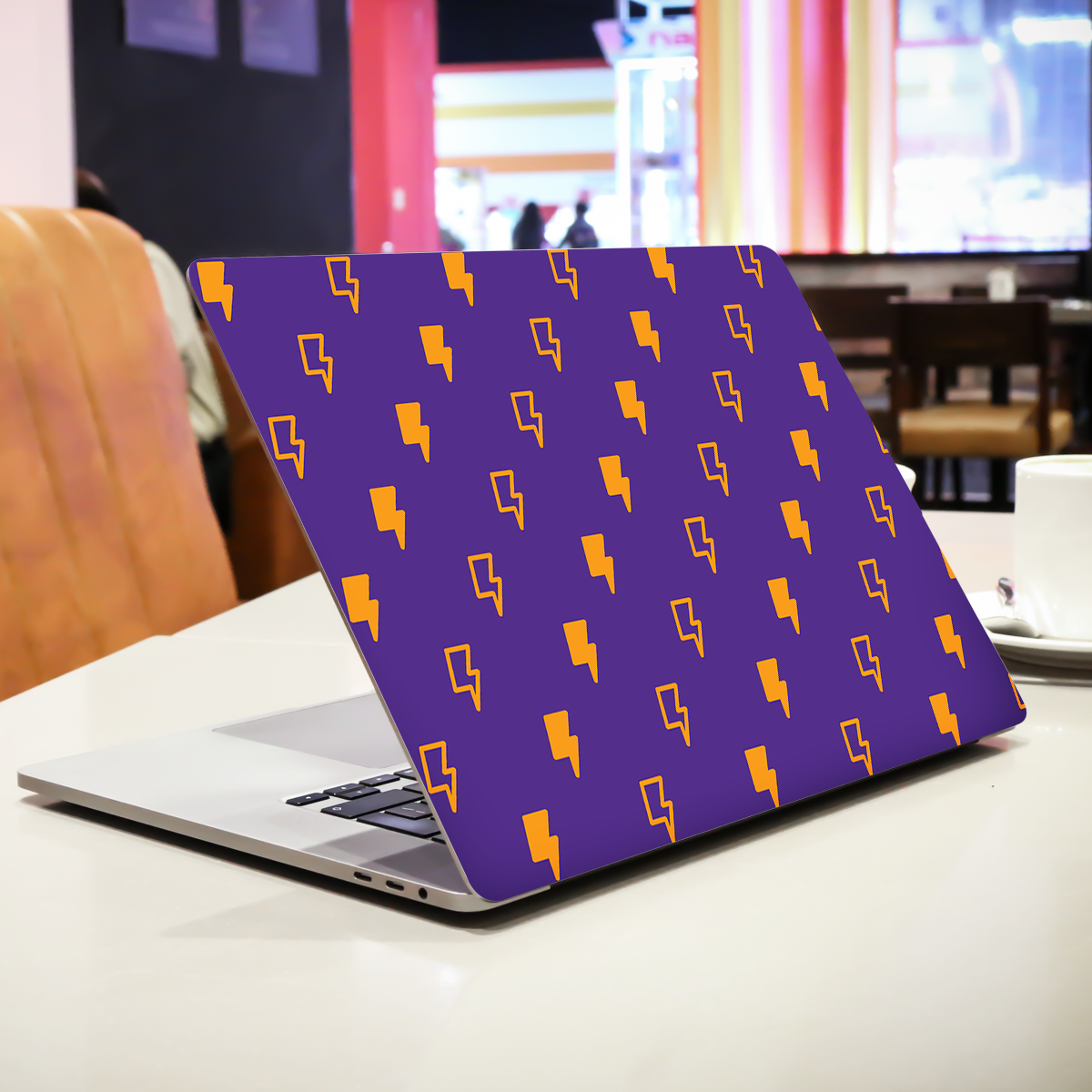 Lightning Bolt Pattern Abstract Laptop Skin