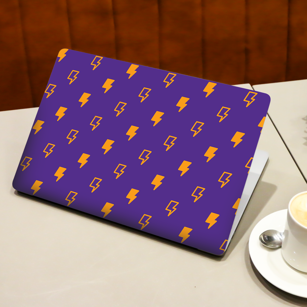 Lightning Bolt Pattern Abstract Laptop Skin