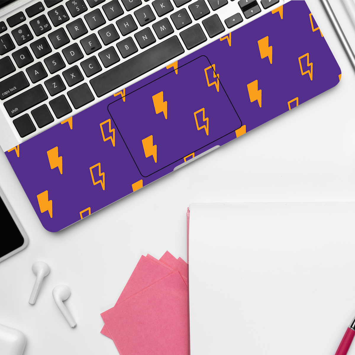 Lightning Bolt Pattern Abstract Laptop Skin