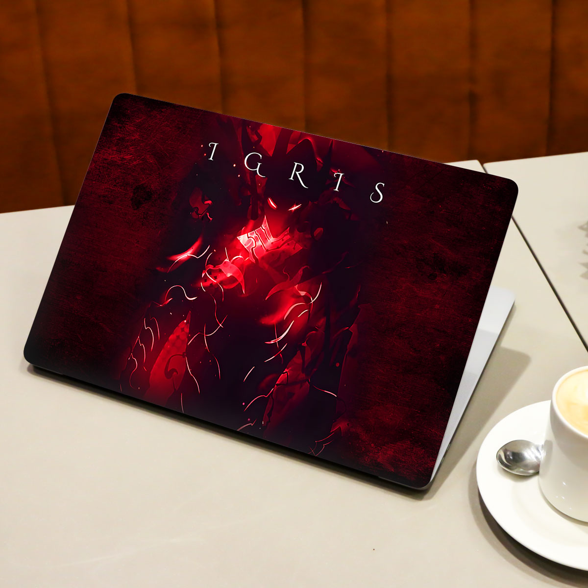 Blood Red Commander Igris Anime Laptop Skin