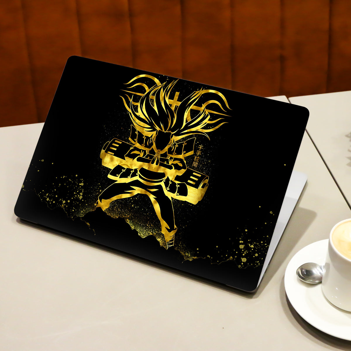 Hashirama Senju in Golden Splendor Anime Laptop Skin