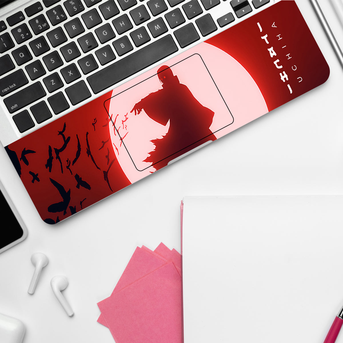 Itachi Uchiha Under Red Moon Anime Laptop Skin