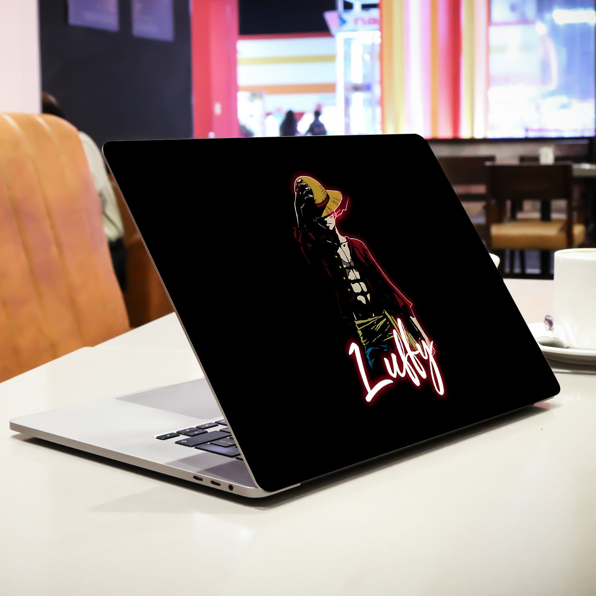 Luffy In Black Backgroud Anime Laptop Skin