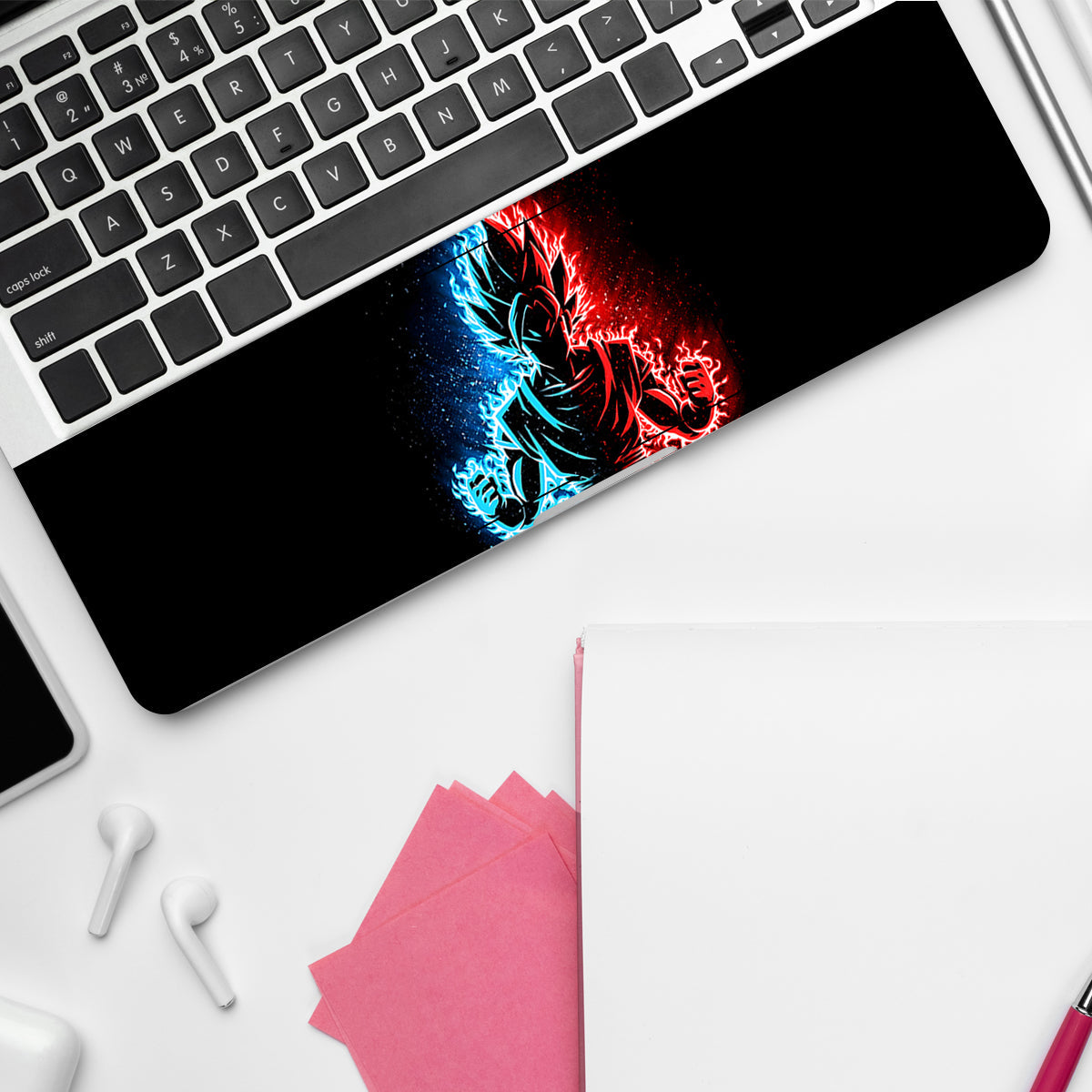 Vegeta in Dual Color Anime Laptop Skin