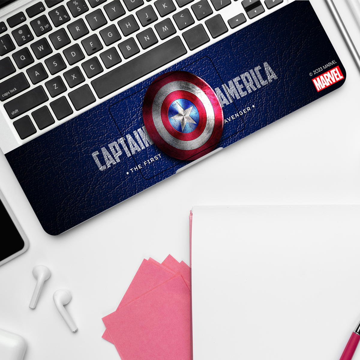 Captain America Shield Comic Laptop Skin