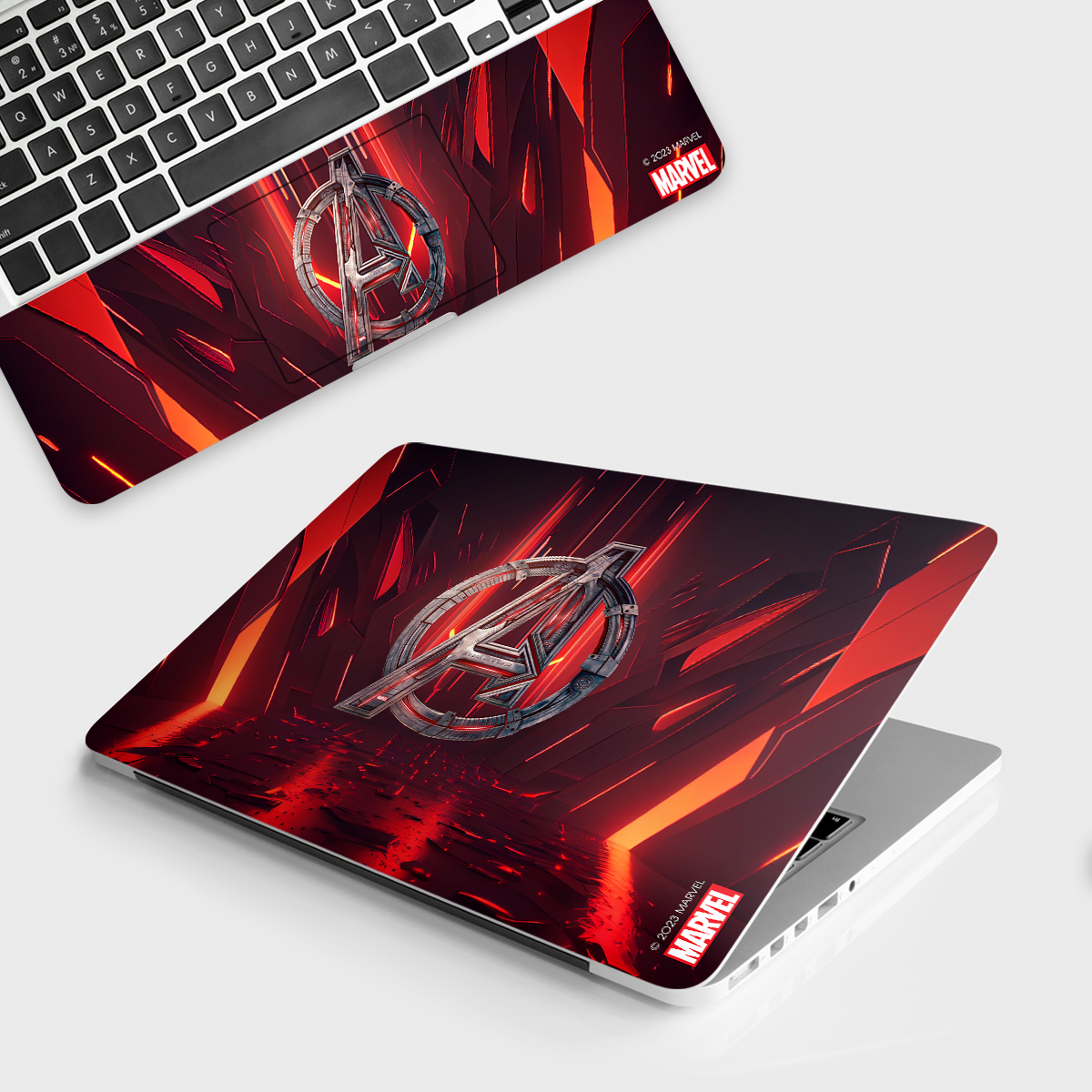 Fomo Store Laptop Skins Comics Endgame Red Logo