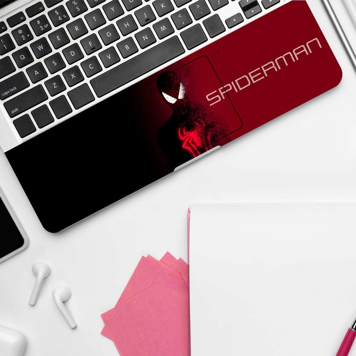 Spider Man In Shadows Comic Laptop Skin