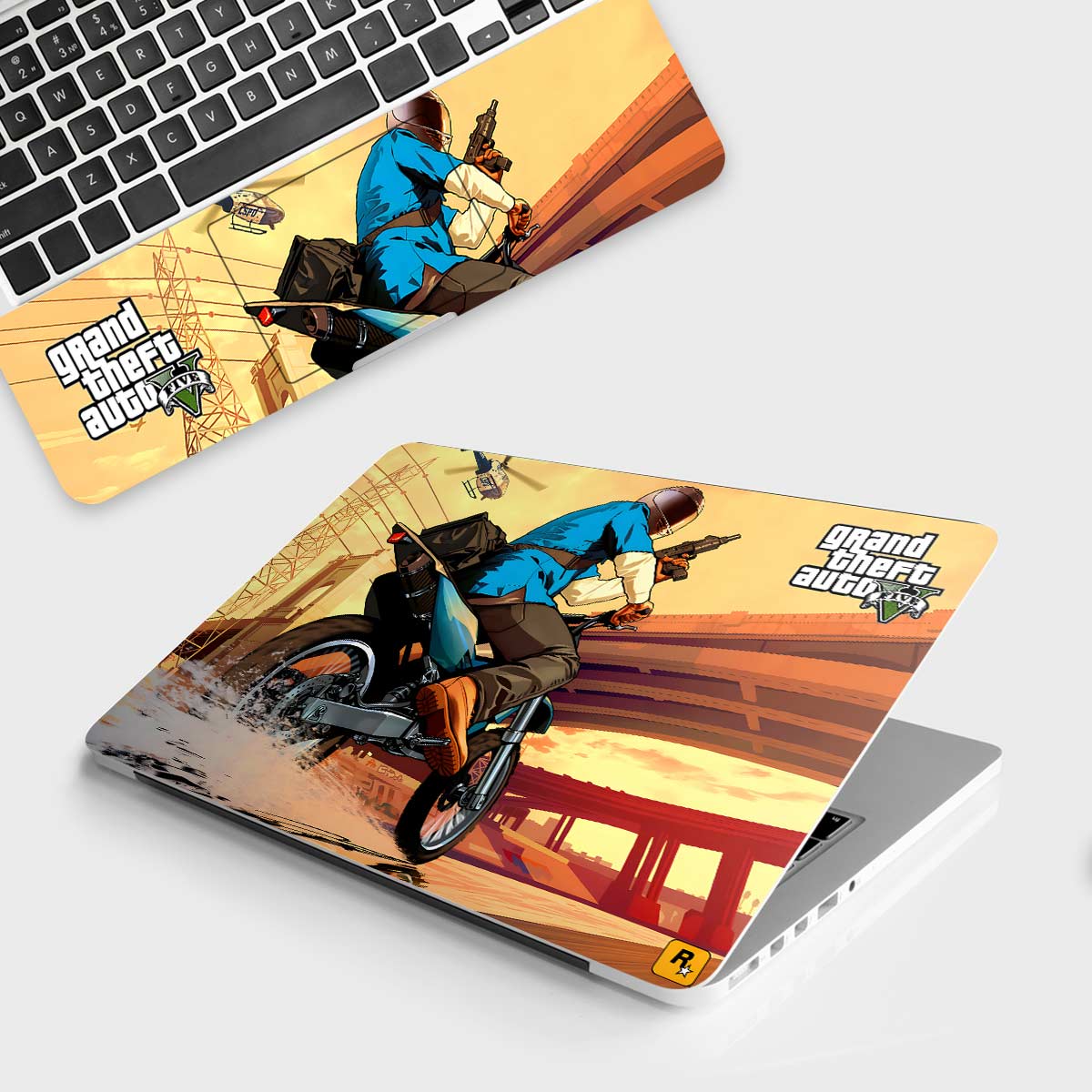 Fomo Store Laptop Skins Gaming Biker in GTA 5