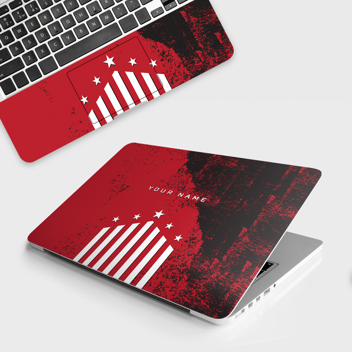 Fomo Store Laptop Skins Miscellaneous Captain Red Name