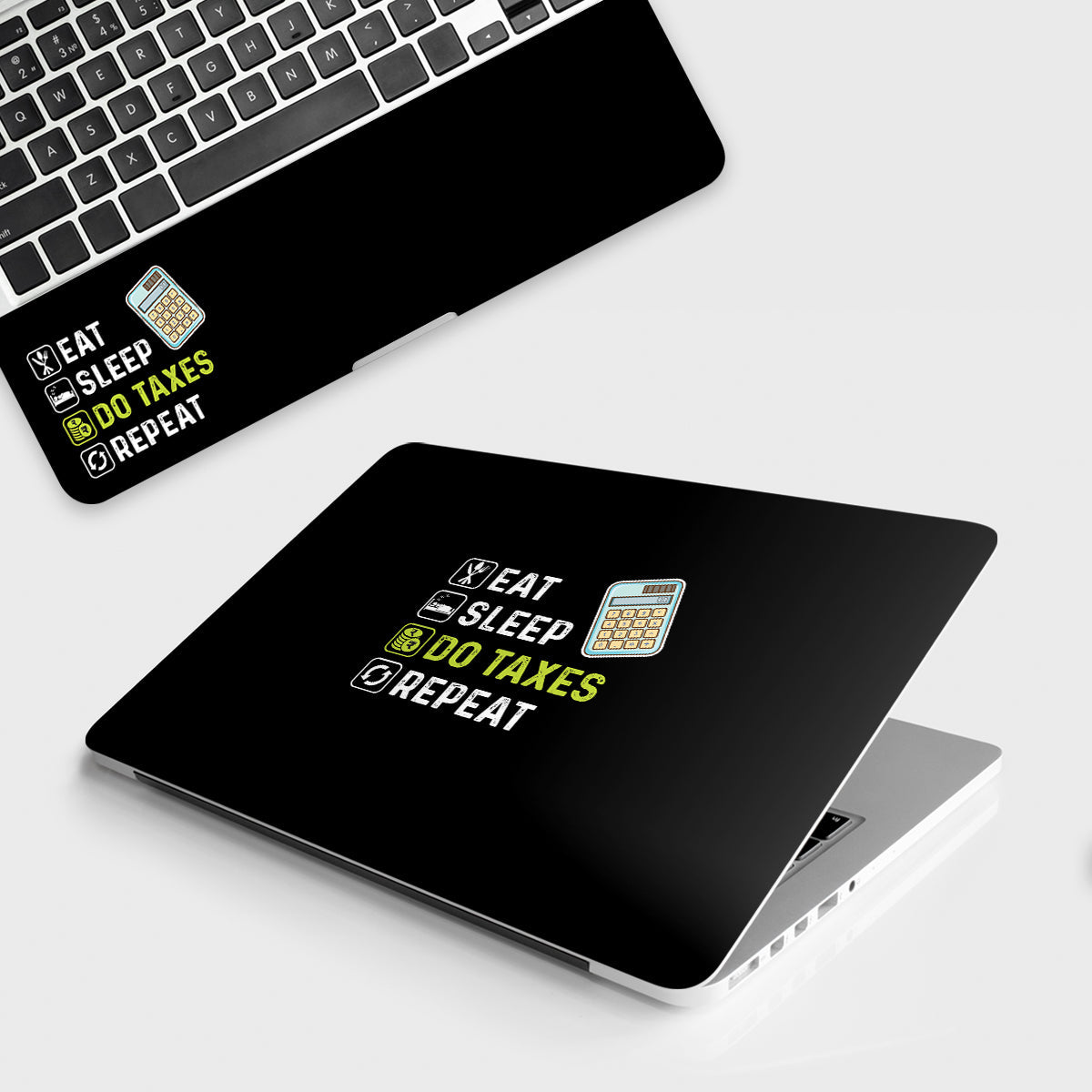Fomo Store Laptop Skins Miscellaneous Eat, Sleep, Do Taxes