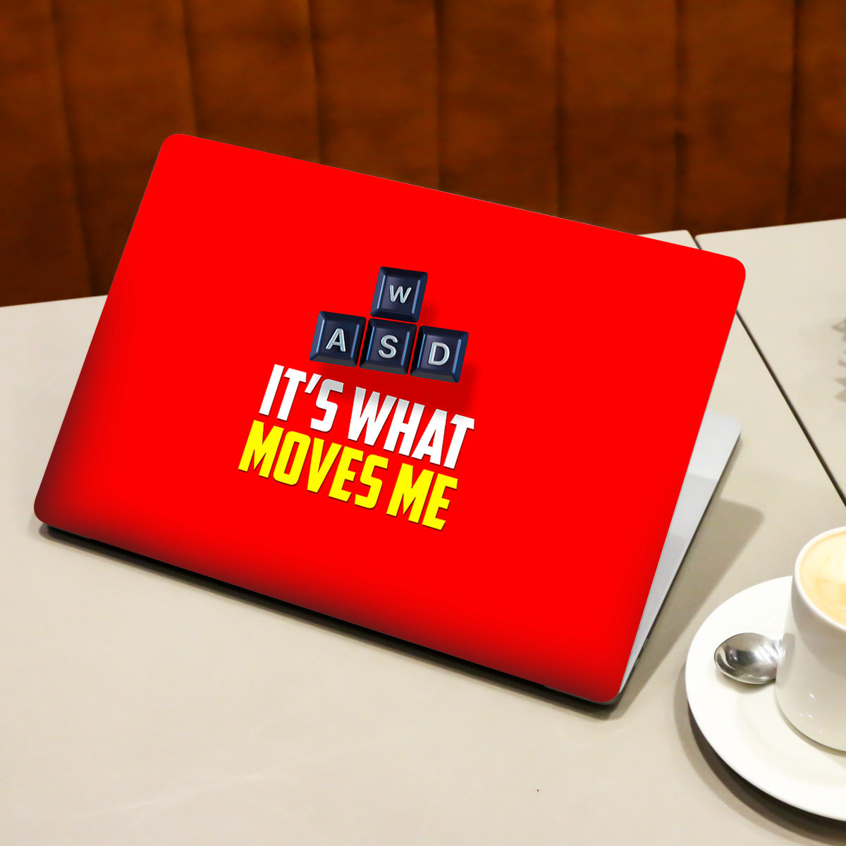 WASD It's What Moves Me Gaming Laptop Skin
