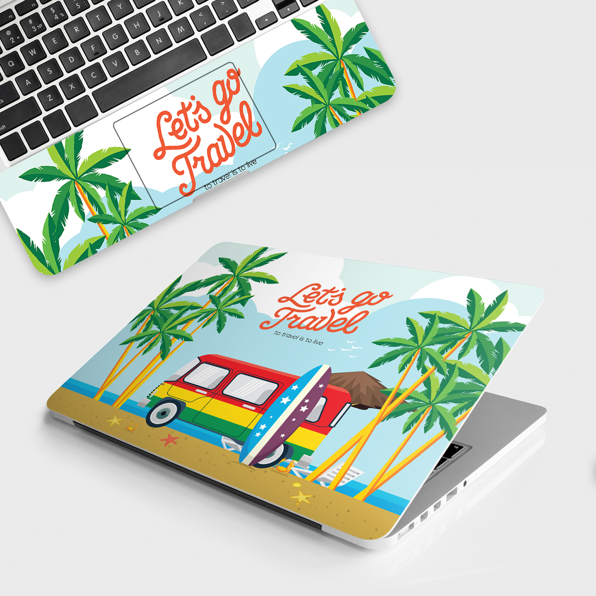 Fomo Store Laptop Skins Quotes Let's Go Travel