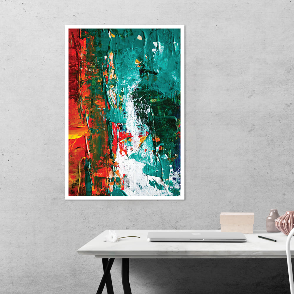 Oil Art Abstract Poster