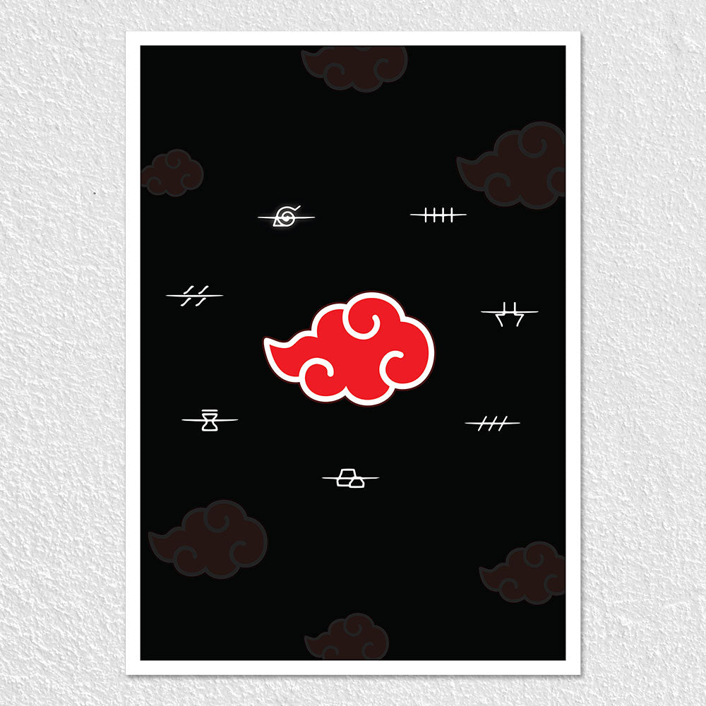 Fomo Store Posters Anime Akatsuki Logo