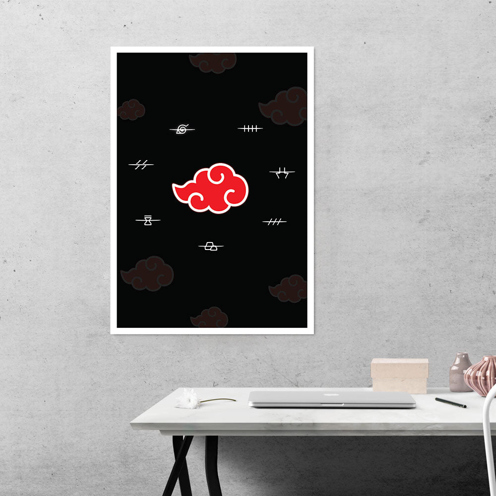 Akatsuki Logo Anime Poster