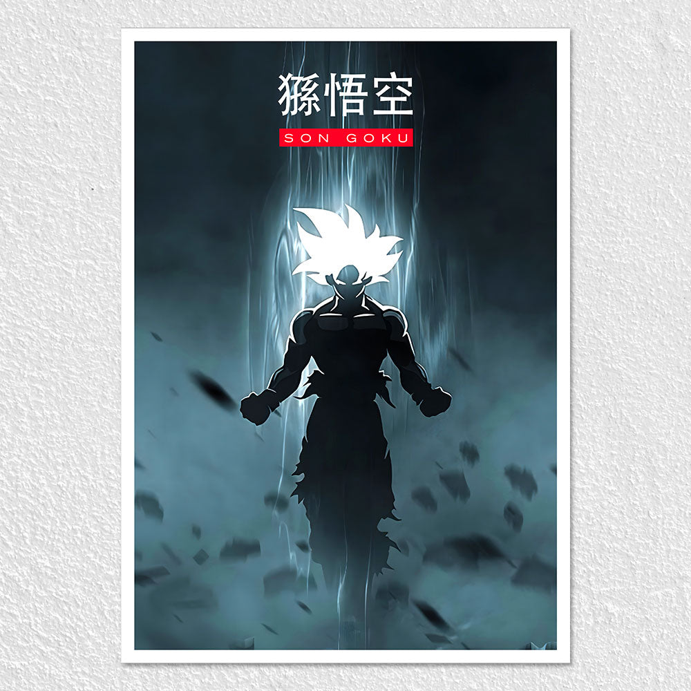 Fomo Store Posters Anime DBZ Son Goku Glowing