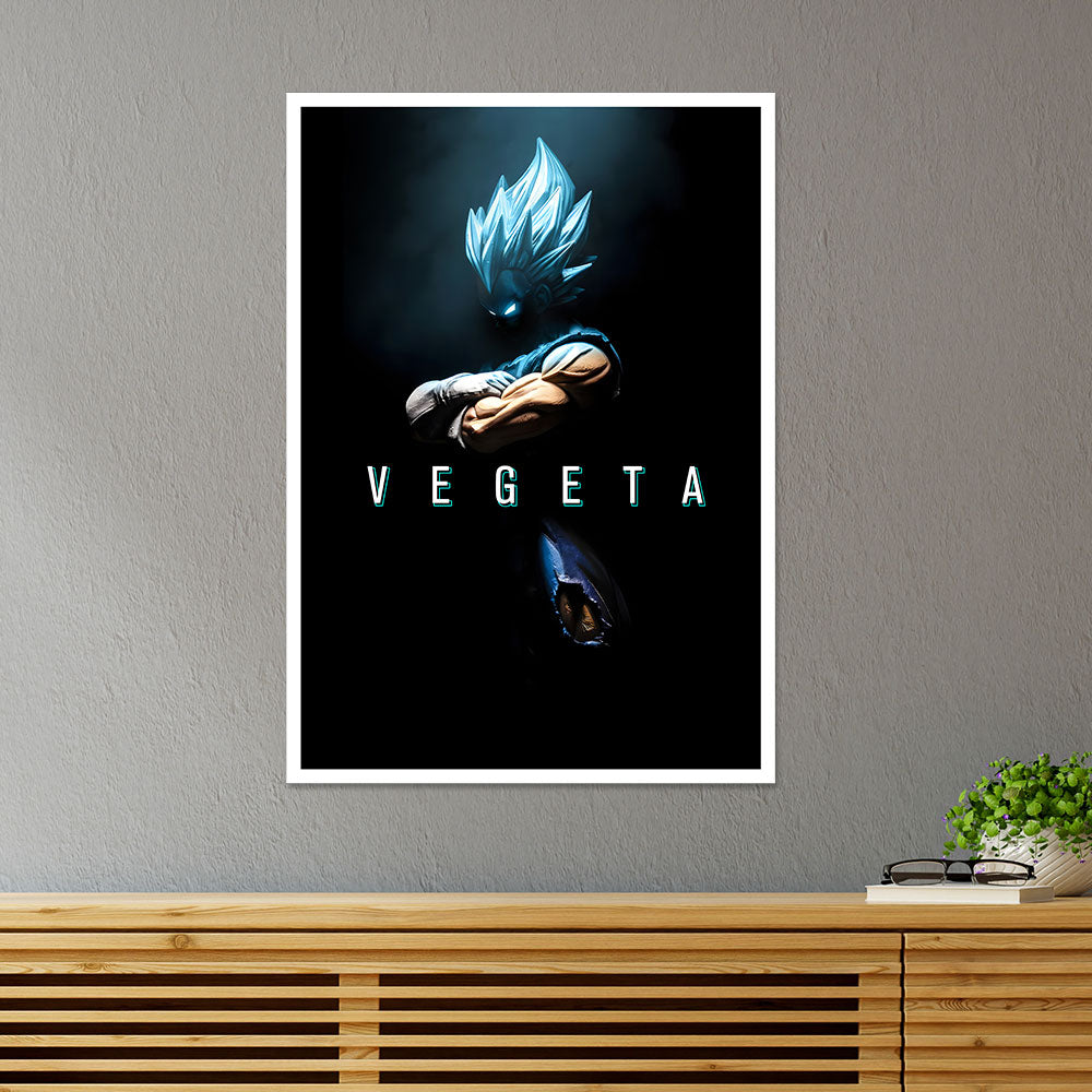 DBZ Vegeta Anime Poster