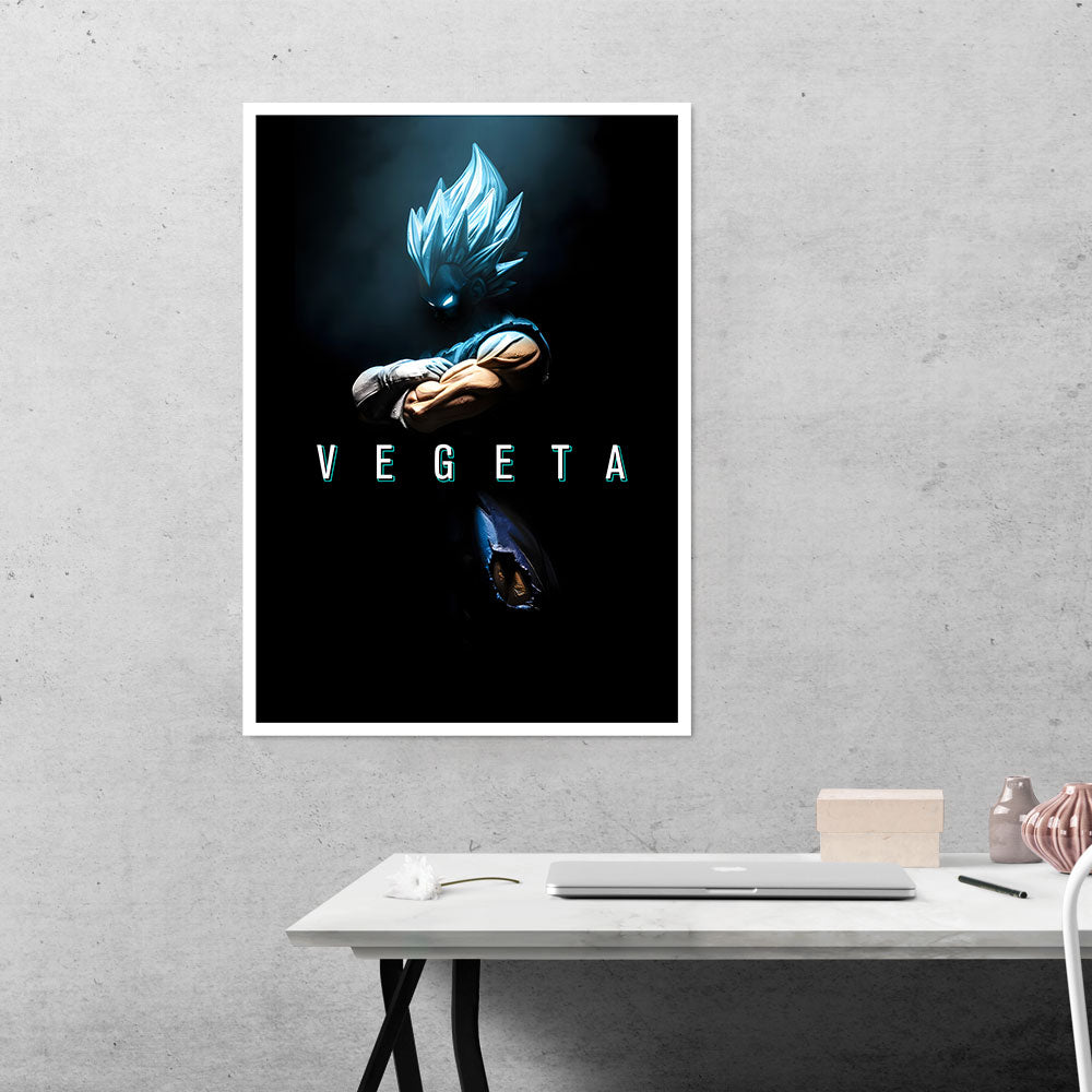 DBZ Vegeta Anime Poster