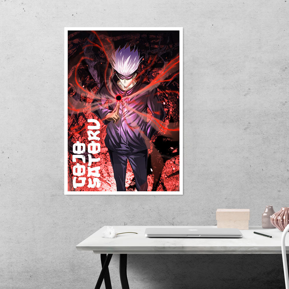 Gojo Satoru Anime Poster
