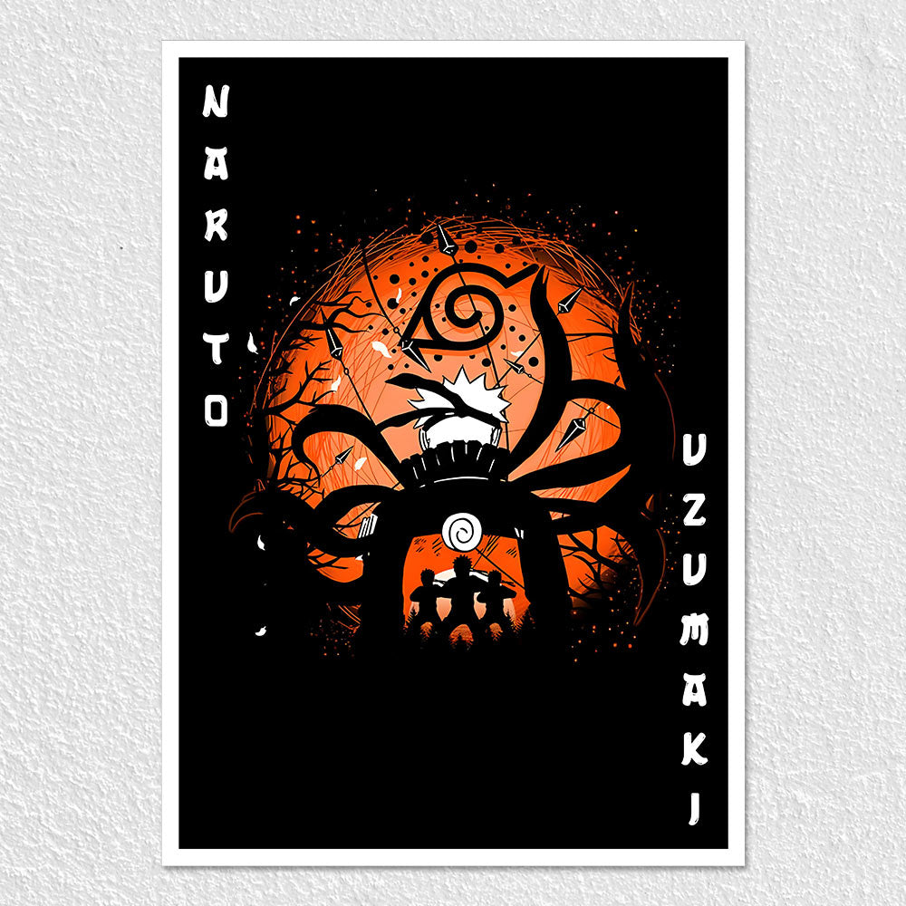 Fomo Store Posters Anime Kyuubi No Kitsune Naruto Uzumaki