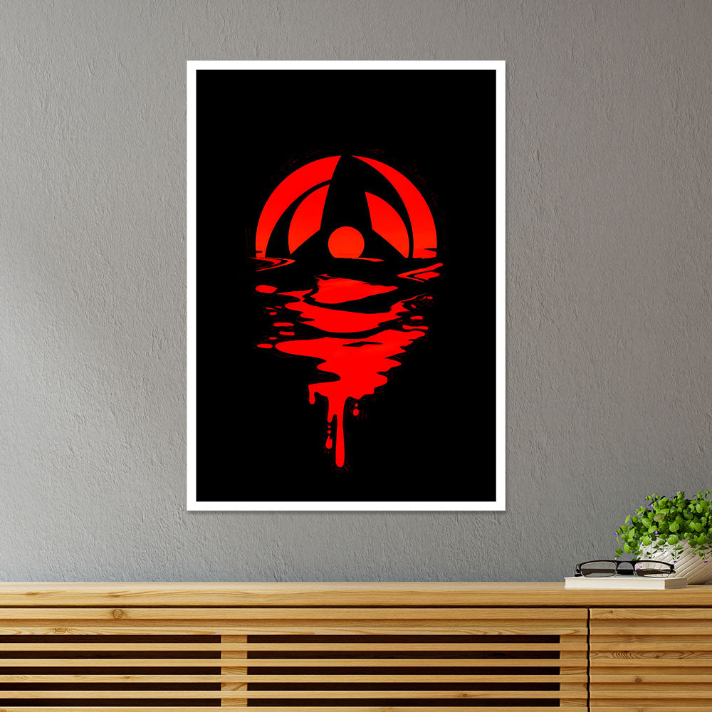 Mangekyo Sharingan Naruto Anime Poster