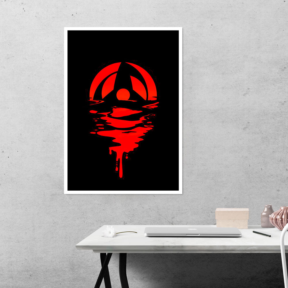 Mangekyo Sharingan Naruto Anime Poster