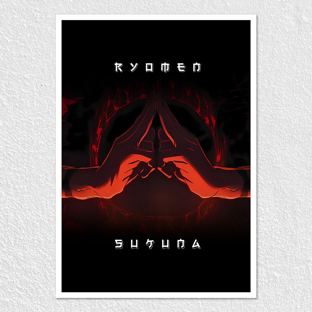 Fomo Store Posters Anime Ryomen Sukuna Curse JJK